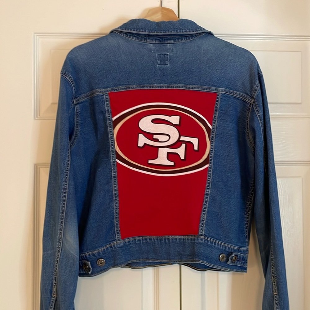 One of a kind 49ers Vintage Gap Womens Jean Jacket
